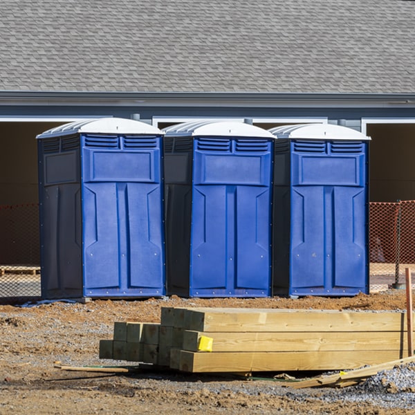 what is the maximum capacity for a single portable restroom in Lagrange IN